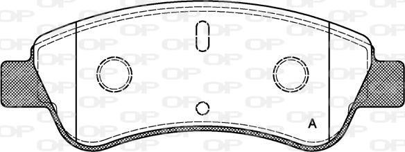 Open Parts BPA0840.10 - Kit pastiglie freno, Freno a disco www.autoricambit.com