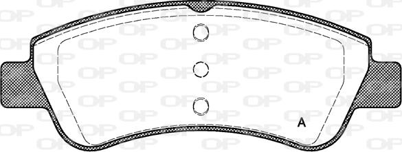 Open Parts BPA0840.20 - Kit pastiglie freno, Freno a disco www.autoricambit.com