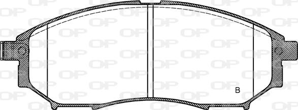 Open Parts BPA0852.14 - Kit pastiglie freno, Freno a disco www.autoricambit.com