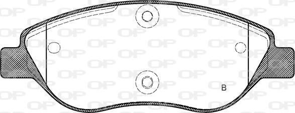 Open Parts BPA0860.02 - Kit pastiglie freno, Freno a disco www.autoricambit.com