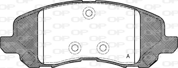 Open Parts BPA0804.20 - Kit pastiglie freno, Freno a disco www.autoricambit.com