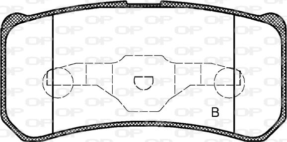 Open Parts BPA0803.22 - Kit pastiglie freno, Freno a disco www.autoricambit.com