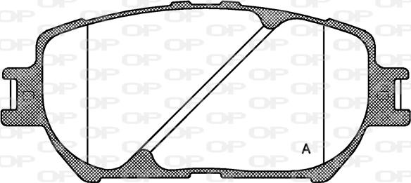 Open Parts BPA0884.00 - Kit pastiglie freno, Freno a disco www.autoricambit.com