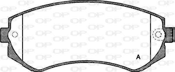 Open Parts BPA0317.12 - Kit pastiglie freno, Freno a disco www.autoricambit.com