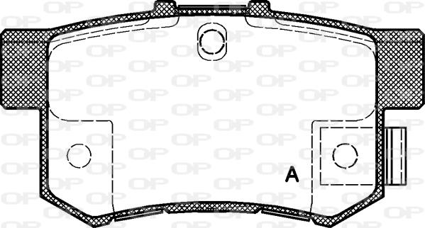 Open Parts BPA0325.32 - Kit pastiglie freno, Freno a disco www.autoricambit.com