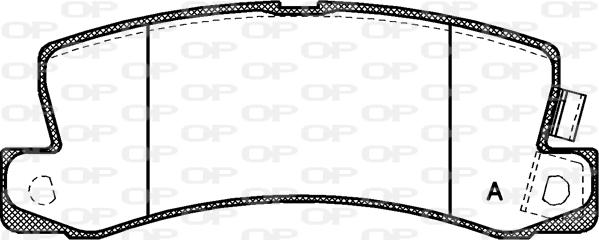 Open Parts BPA0214.22 - Kit pastiglie freno, Freno a disco www.autoricambit.com