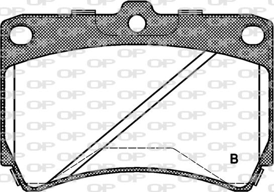 Open Parts BPA0212.42 - Kit pastiglie freno, Freno a disco www.autoricambit.com