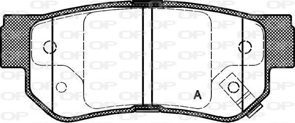 Open Parts BPA0746.02 - Kit pastiglie freno, Freno a disco www.autoricambit.com