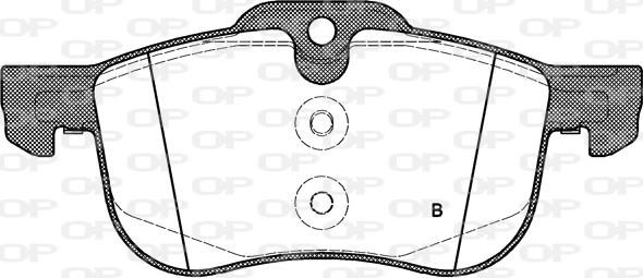 Open Parts BPA0719.00 - Kit pastiglie freno, Freno a disco www.autoricambit.com