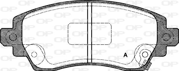 Open Parts BPA0716.02 - Kit pastiglie freno, Freno a disco www.autoricambit.com