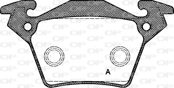 Open Parts BPA0717.00 - Kit pastiglie freno, Freno a disco www.autoricambit.com