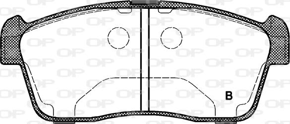 Open Parts BPA0724.02 - Kit pastiglie freno, Freno a disco www.autoricambit.com