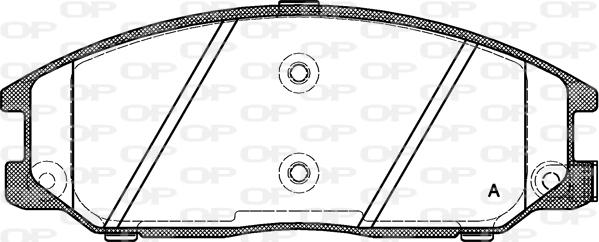 Open Parts BPA0771.12 - Kit pastiglie freno, Freno a disco www.autoricambit.com