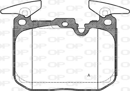 Open Parts BPA1491.00 - Kit pastiglie freno, Freno a disco www.autoricambit.com