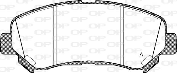 Open Parts BPA1318.00 - Kit pastiglie freno, Freno a disco www.autoricambit.com