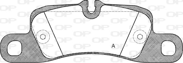 Open Parts BPA1379.00 - Kit pastiglie freno, Freno a disco www.autoricambit.com