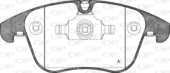 Open Parts BPA1219.00 - Kit pastiglie freno, Freno a disco www.autoricambit.com