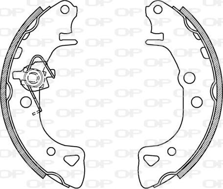 Open Parts BSA2060.00 - Kit freno, freni a tamburo www.autoricambit.com