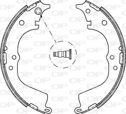 Open Parts BSA2063.00 - Kit freno, freni a tamburo www.autoricambit.com