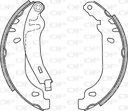 Open Parts BSA2089.00 - Kit freno, freni a tamburo www.autoricambit.com