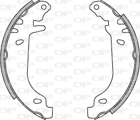 Open Parts BSA2088.00 - Kit freno, freni a tamburo www.autoricambit.com