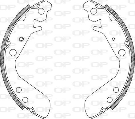 Open Parts BSA2082.00 - Kit freno, freni a tamburo www.autoricambit.com