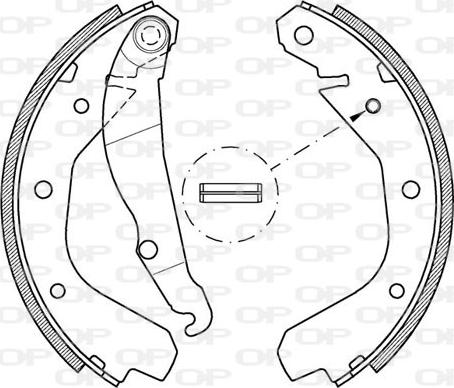 Open Parts BSA2034.00 - Kit freno, freni a tamburo www.autoricambit.com