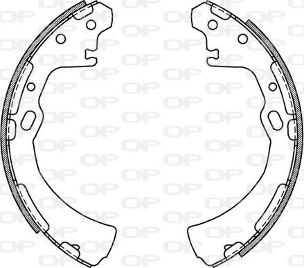 Open Parts BSA2144.00 - Kit freno, freni a tamburo www.autoricambit.com