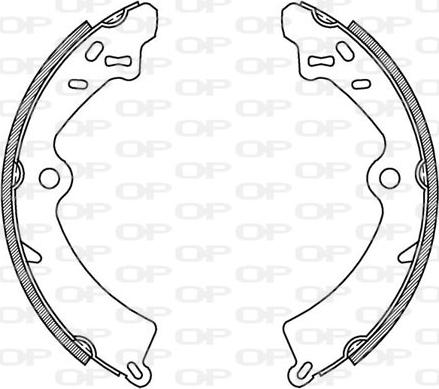 Open Parts BSA2140.00 - Kit freno, freni a tamburo www.autoricambit.com