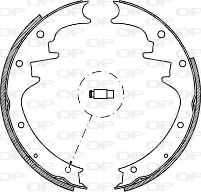 Open Parts BSA2163.00 - Kit freno, freni a tamburo www.autoricambit.com