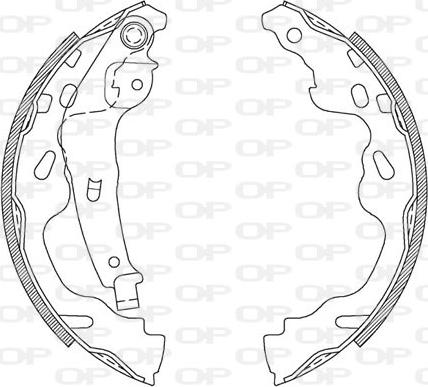 Open Parts BSA2104.00 - Kit freno, freni a tamburo www.autoricambit.com