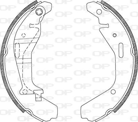 Open Parts BSA2112.00 - Kit freno, freni a tamburo www.autoricambit.com