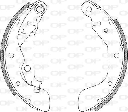 Open Parts BSA2117.00 - Kit freno, freni a tamburo www.autoricambit.com