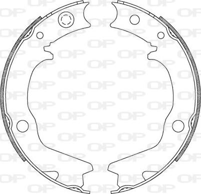 Open Parts BSA2185.00 - Kit freno, freni a tamburo www.autoricambit.com