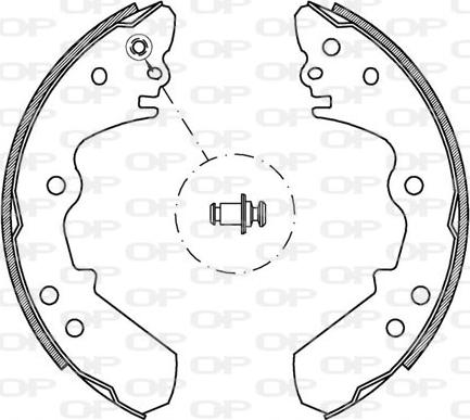 Open Parts BSA2139.00 - Kit freno, freni a tamburo www.autoricambit.com