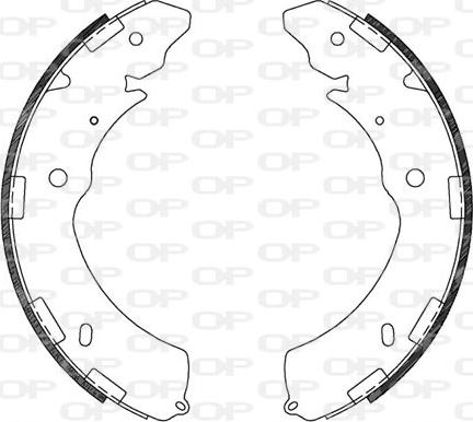 Open Parts BSA2129.00 - Kit freno, freni a tamburo www.autoricambit.com