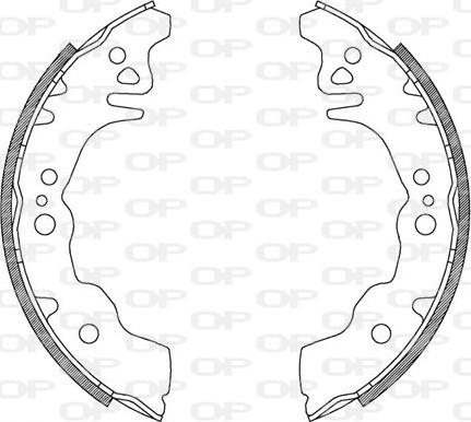 Open Parts BSA2127.00 - Kit freno, freni a tamburo www.autoricambit.com