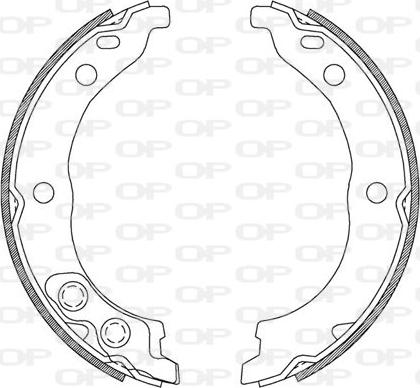 Open Parts BSA2206.00 - Kit freno, freni a tamburo www.autoricambit.com