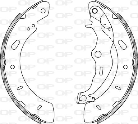 Open Parts BSA2237.00 - Kit freno, freni a tamburo www.autoricambit.com