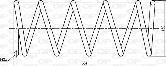 Open Parts CSR9056.00 - Molla autotelaio www.autoricambit.com