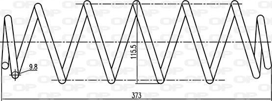 Open Parts CSR9051.00 - Molla autotelaio www.autoricambit.com