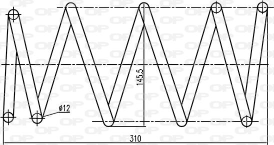 Open Parts CSR9053.00 - Molla autotelaio www.autoricambit.com