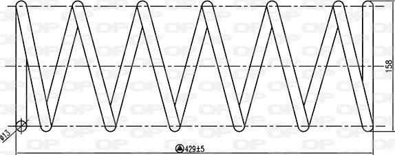 Open Parts CSR9132.00 - Molla autotelaio www.autoricambit.com