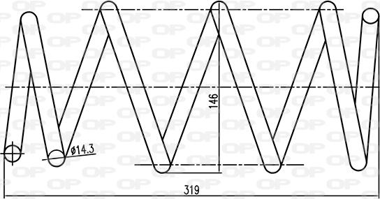 Open Parts CSR9206.00 - Molla autotelaio www.autoricambit.com