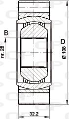 Open Parts CVJ5415.20 - Kit giunti, Semiasse www.autoricambit.com