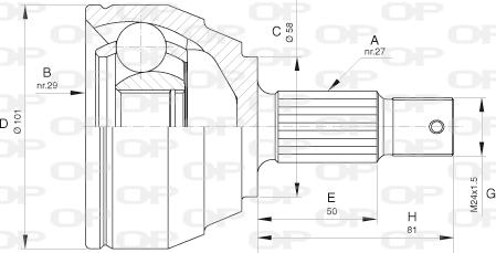 Open Parts CVJ5639.10 - Kit giunti, Semiasse www.autoricambit.com