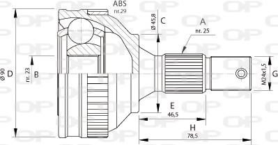 Open Parts CVJ5175.10 - Kit giunti, Semiasse www.autoricambit.com