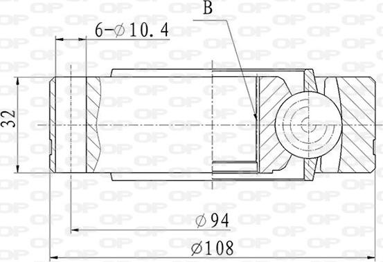 Open Parts CVJ5863.20 - Kit giunti, Semiasse www.autoricambit.com