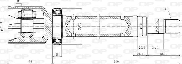 Open Parts CVJ5862.20 - Kit giunti, Semiasse www.autoricambit.com