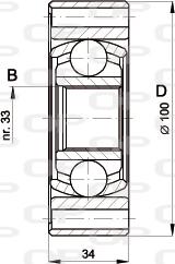 Open Parts CVJ5398.20 - Kit giunti, Semiasse www.autoricambit.com